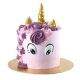 Purple Unicorn Truffle Fondant Cake ট্রাফল ফন্ড্যান্ট কেক 1 kg