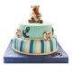 Teddy Bear 2 Tier Truffle Cake 2 টিয়ার ট্রাফল কেক 1.5 kg